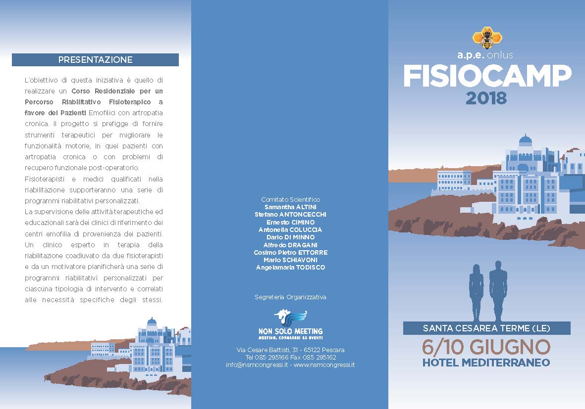 FisioCamp 2018 a Santa Cesarea Terme